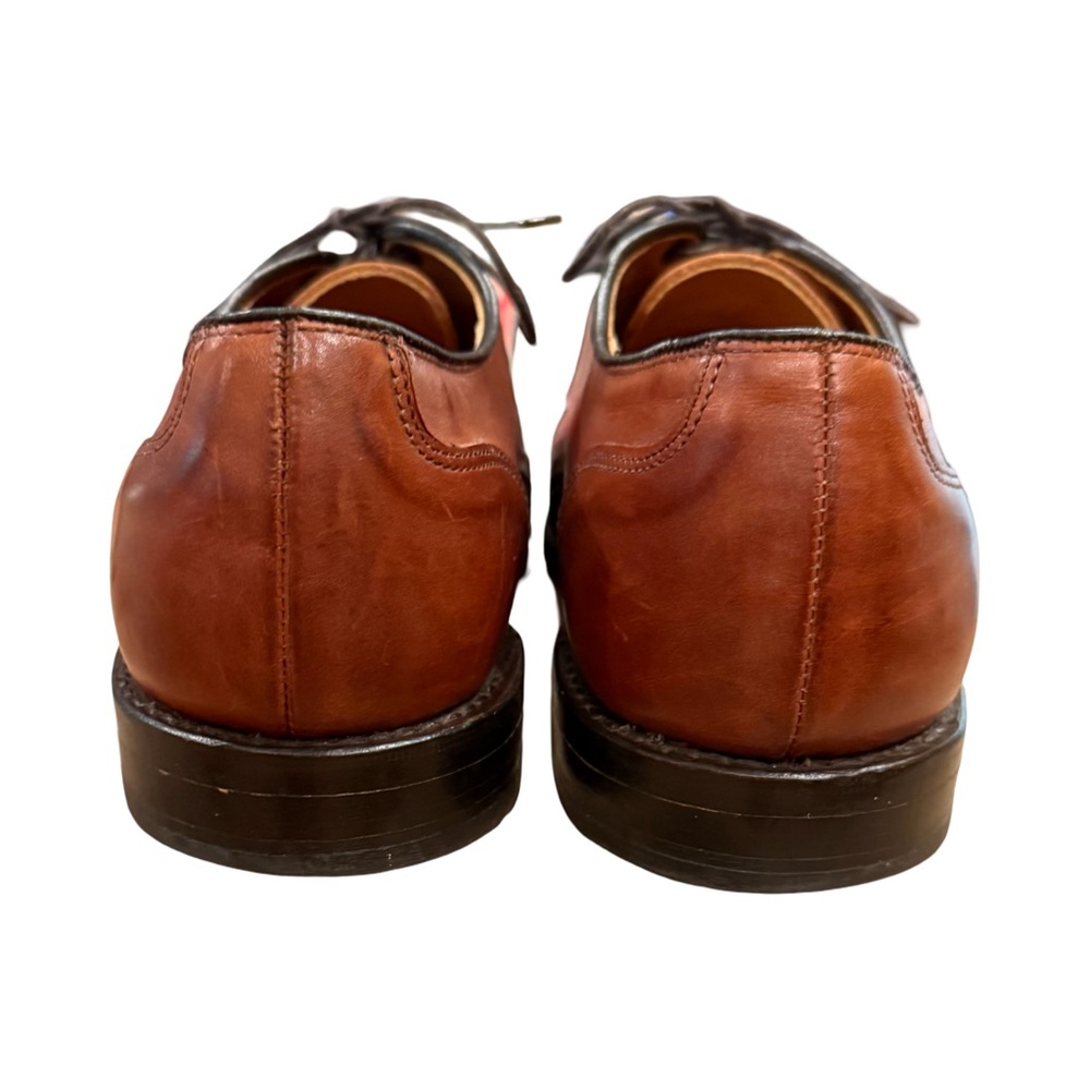 Allen Edmonds Lauderdale Oxford Lace Up Dress Leather Cap Toe Shoe Brown - Picture 5 of 11